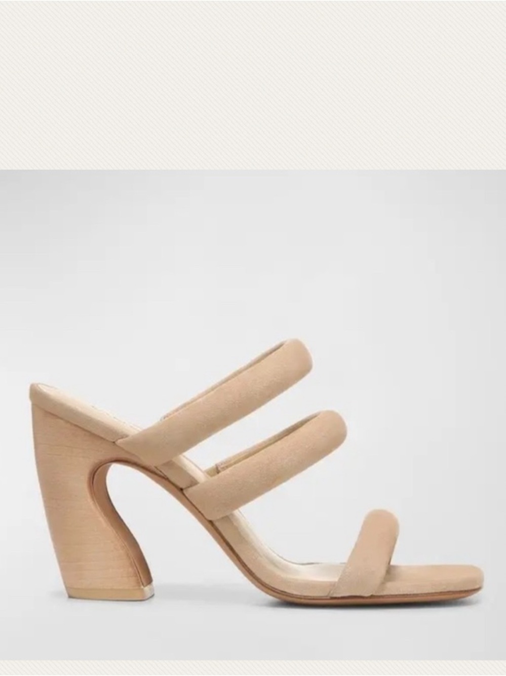 Vince Suede Leather Dara Sandals in Beige Blonde Suede 9.5 $330